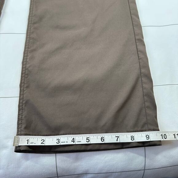 Prana Pants Mens 40x30 Slim Fit Brown Brion Nylon Blend Hiking Outdoor Gorpcore - Picture 11 of 11